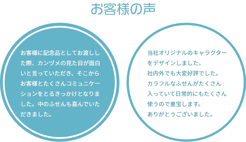 ふせんのカンヅメ名入れ